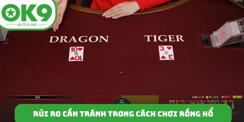 Rủi ro cần tránh trong cách chơi rồng hổ