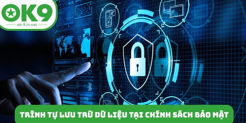 Trình tự lưu trữ dữ liệu tại chính sách bảo mật