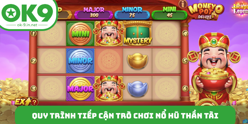 Quy trình tiếp cận trò chơi nổ hũ thần tài