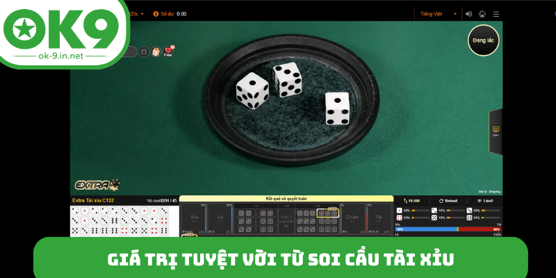 Giá trị tuyệt vời từ soi cầu tài xỉu