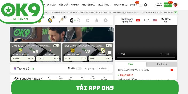Tải app OK9