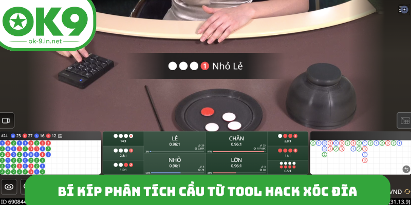 Bí kíp phân tích cầu từ tool hack xóc đĩa
