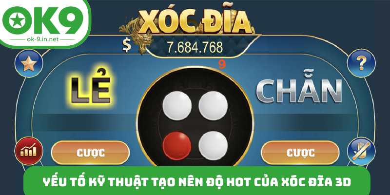 Yếu tố kỹ thuật tạo nên độ hot của xóc đĩa 3D